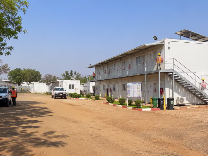 Base de vie modulaire au Sénégal — Module Concept