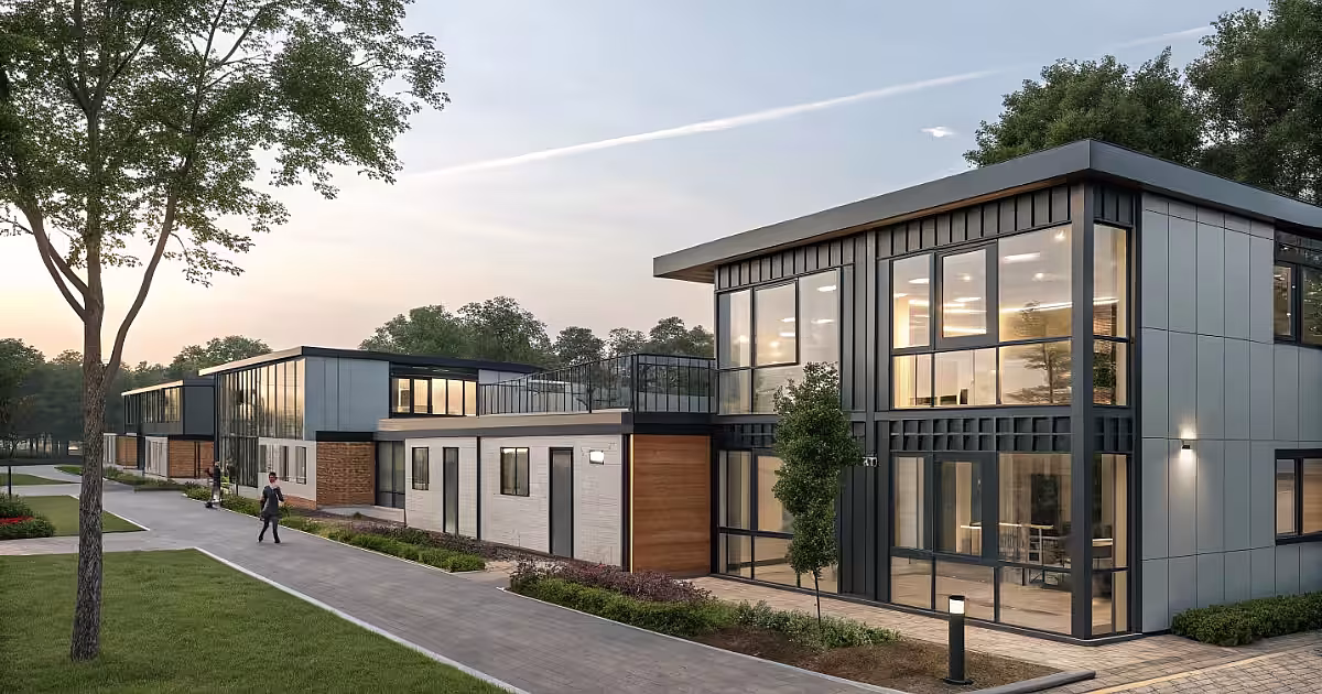 Bureaux modulaires pour siège social évolutif