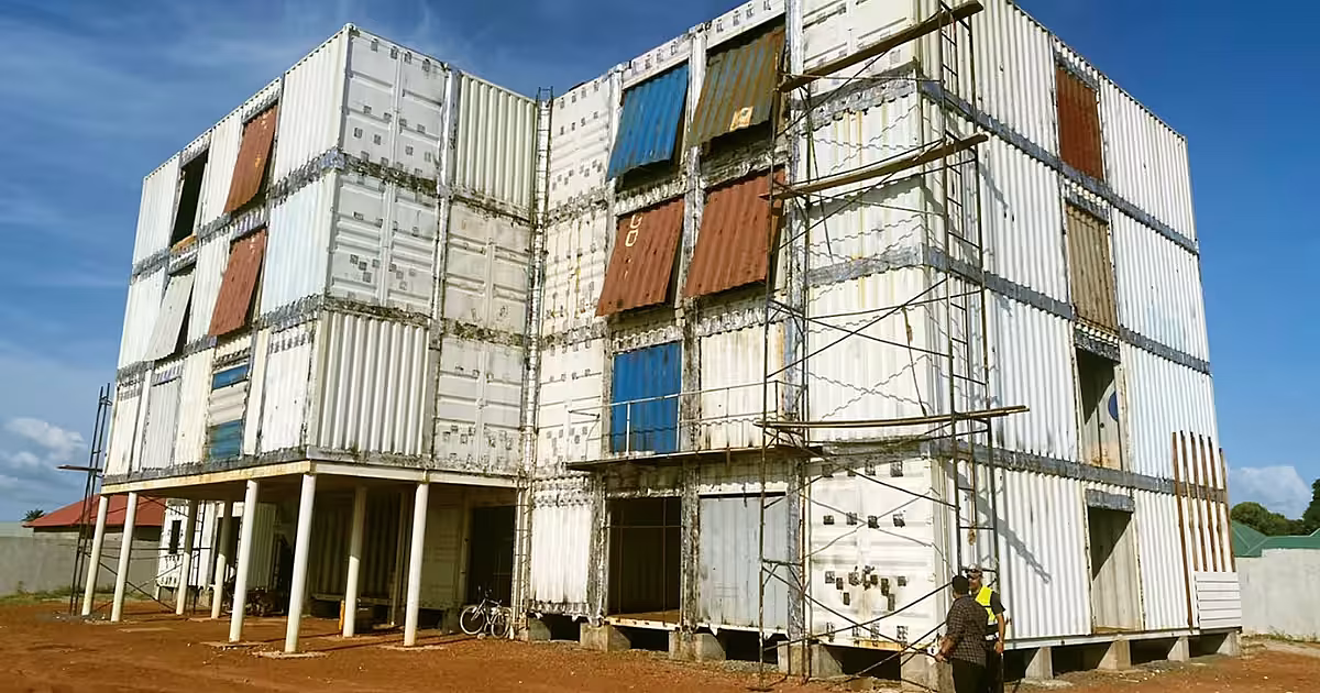 Construction modulaire en container aménagé