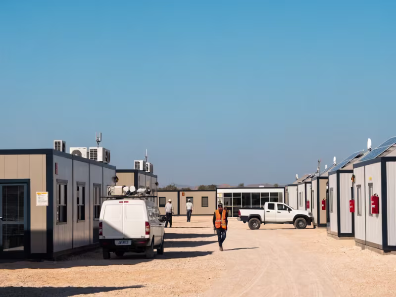 Bungalows préfabriqués en Mauritanie — Module Concept