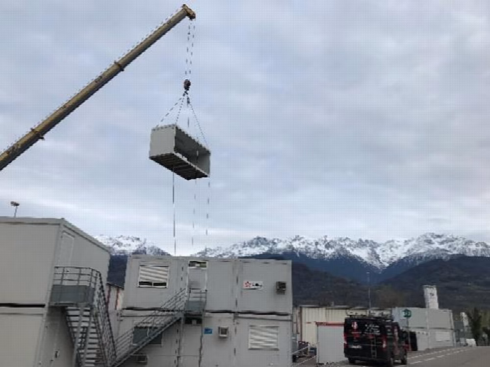 Atelier modulaire pour STMicroelectronics à Crolles