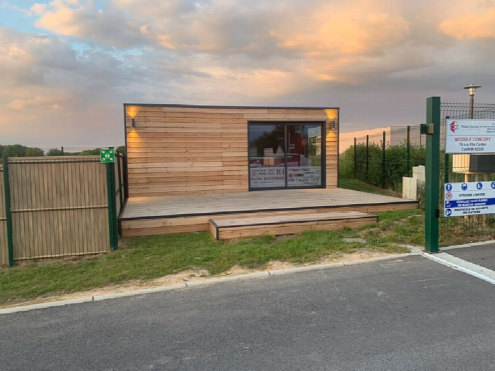 Friterie modulaire à Carvin — vue 1