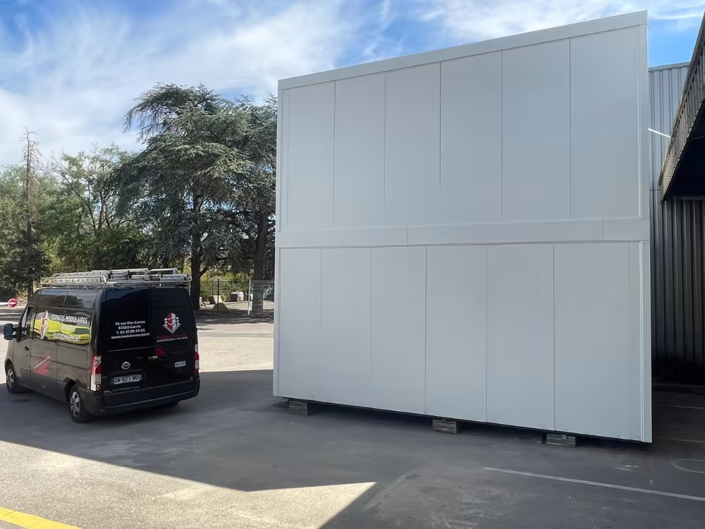 Bâtiment modulaire R+1 à Metz — vue 2