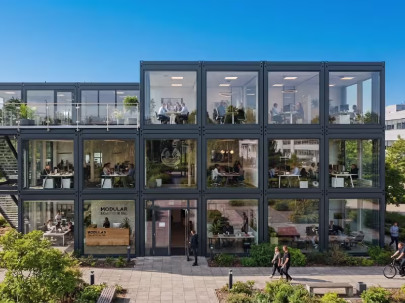 Aménagement de bureaux modulaires