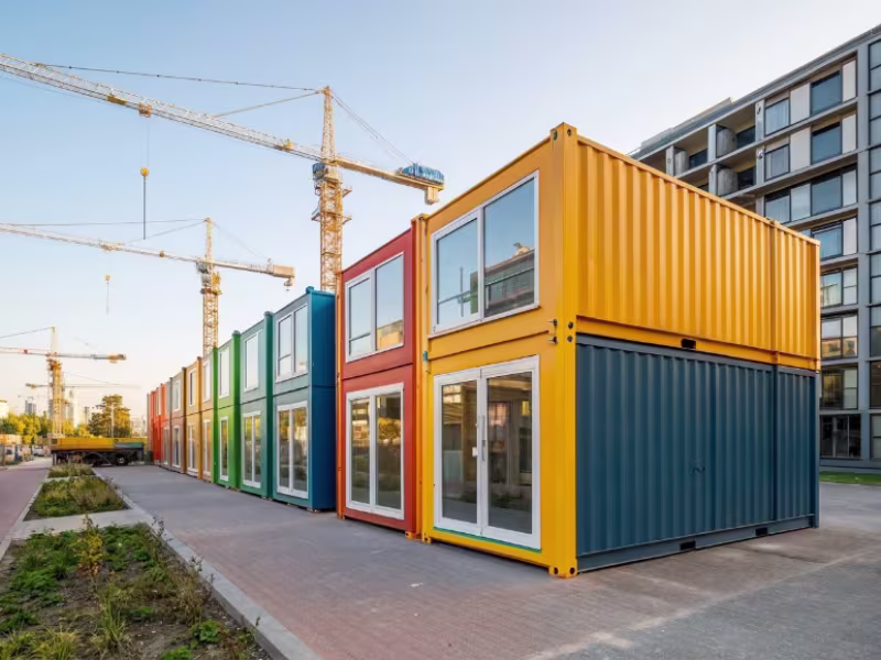 Aménagement modulaire pour le BTP