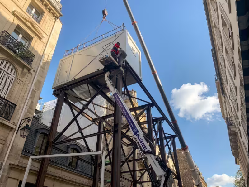 Enlèvement et démontage modulaire sur chantier