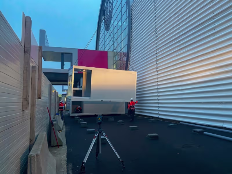 Installation modulaire pour l'industrie