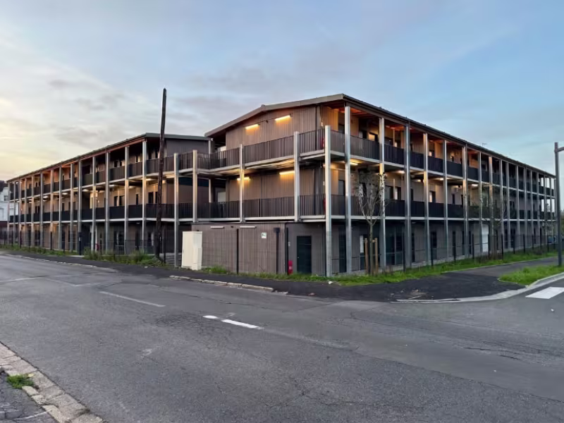 Installation de modules bois modulaire