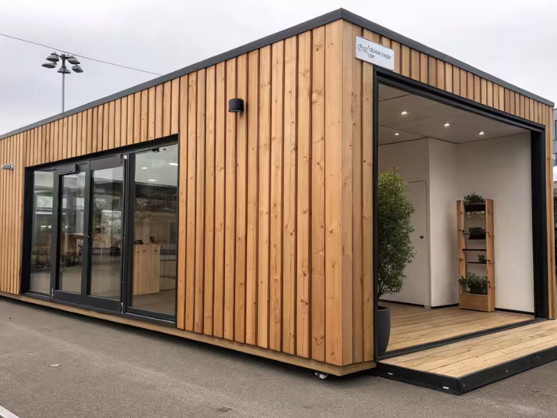 Module bois pour espaces de vente et showrooms