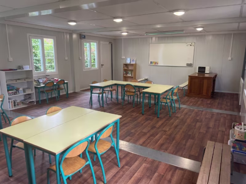 Salles de classe modulaires reconditionnées