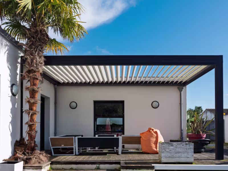 Toiture et pergola pour module modulaire