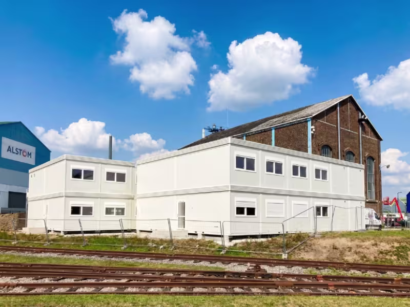 Base de vie modulaire pour industrie et maintenance de site