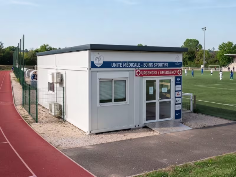 Bâtiment modulaire pour sport et loisirs