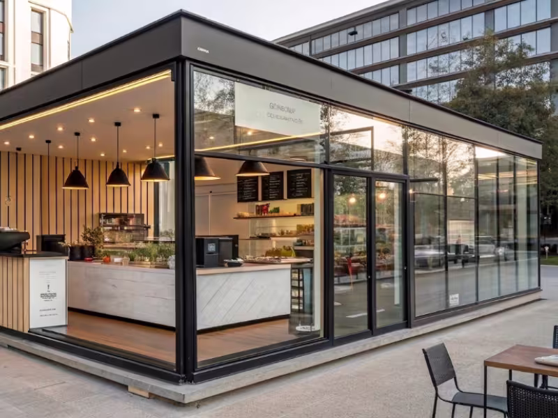 Loges et espace VIP modulaire