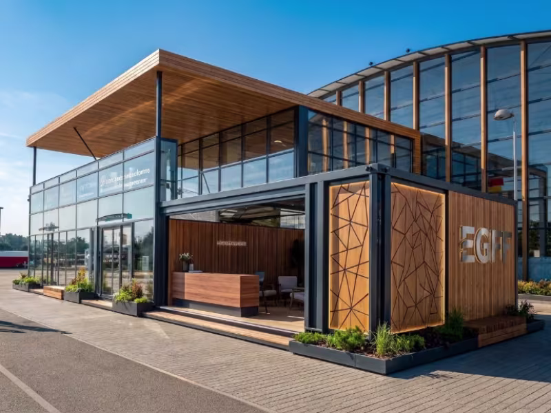 Accueil événementiel et touristique modulaire
