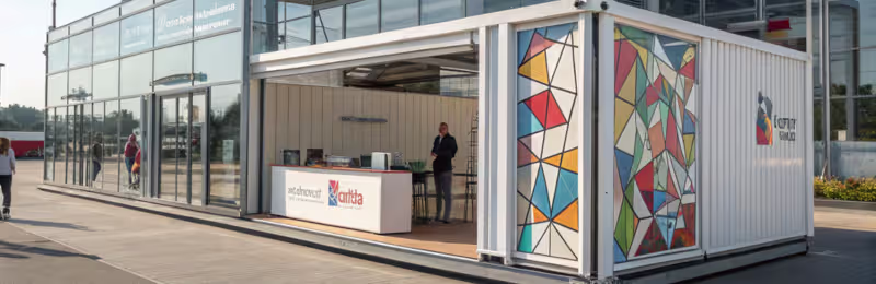 Bungalow modulaire pour événementiel et accueil