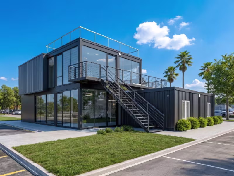 Bureaux modulaires aménagés pour entreprises et secteur tertiaire