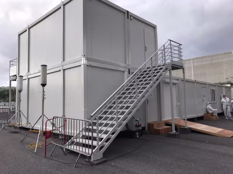Sas de décontamination amiante modulaire