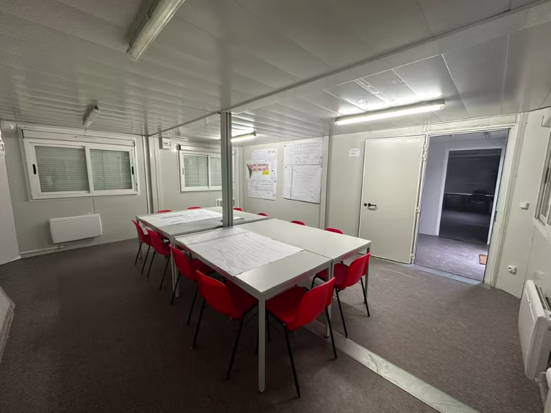 Salle de réfectoire modulaire