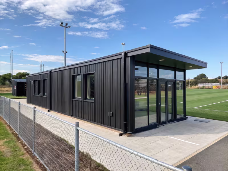Vestiaire modulaire pour club sportif