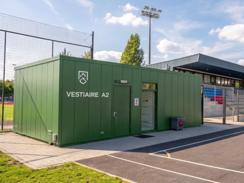 Vestiaire modulaire pour club loisir et amateur