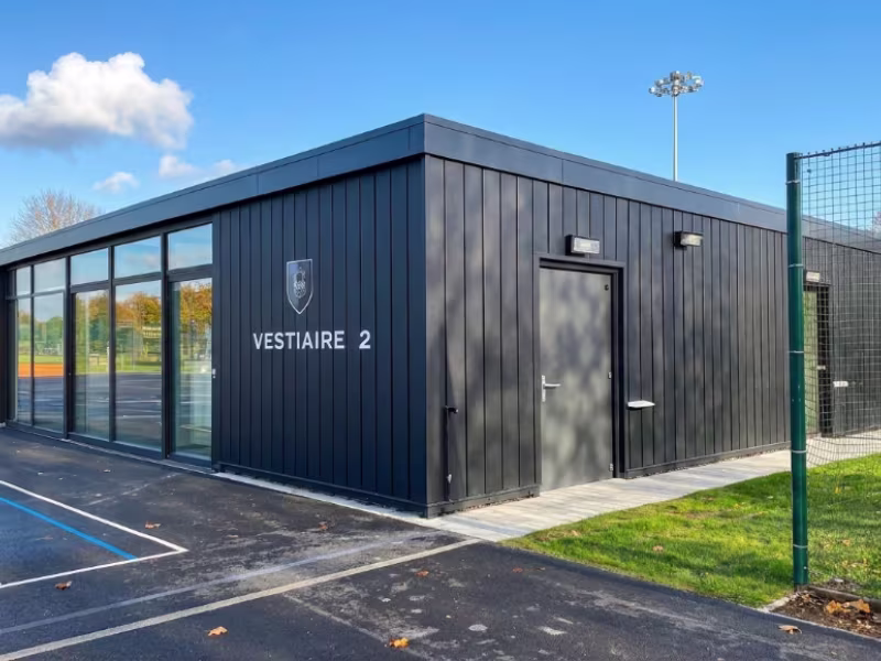 Vestiaires sportifs modulaires