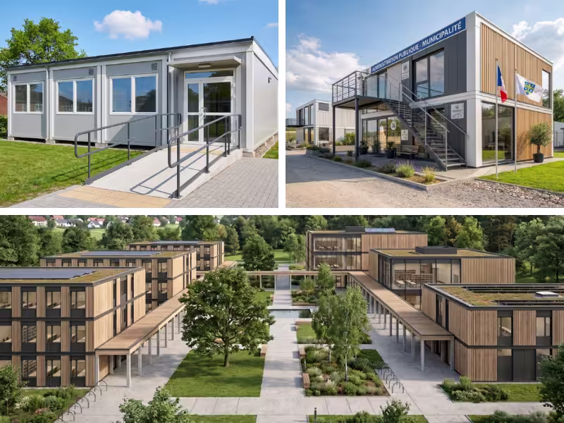Solutions modulaires pour bureaux et administration