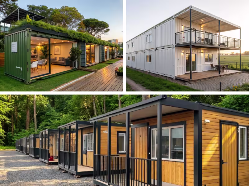 Hébergement du personnel saisonnier modulaire