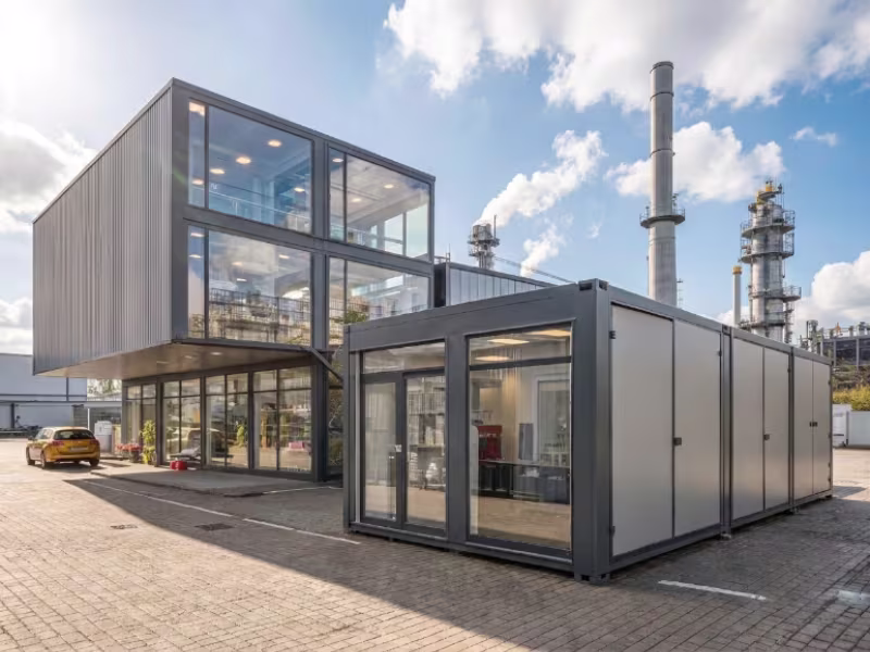 Bâtiment modulaire pérenne pour le secteur industriel