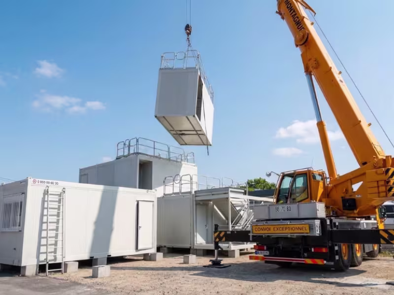 Fin de contrat et reprise d'un bâtiment modulaire temporaire