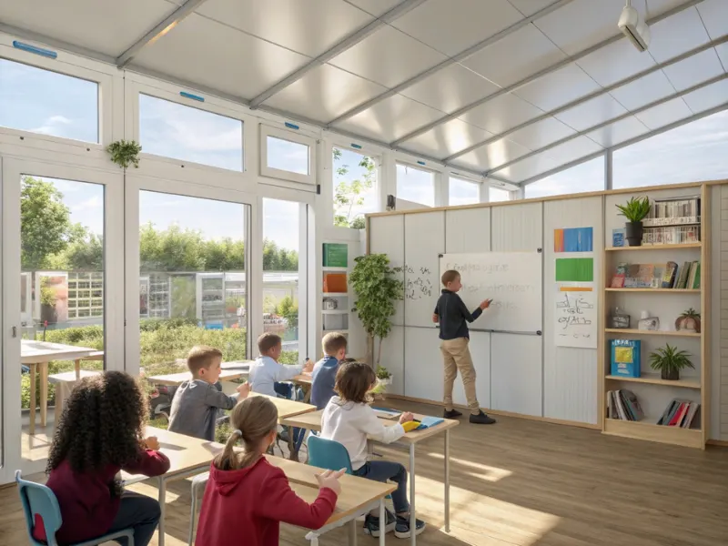 salles de classe modulaires