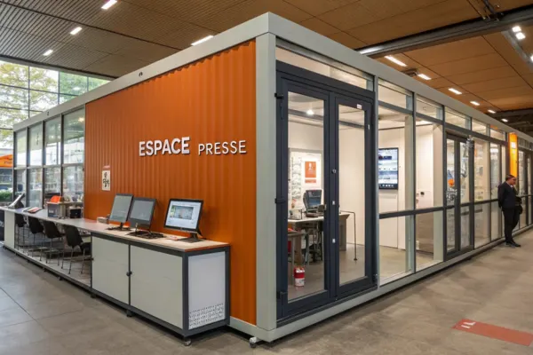 Salle de Presse Modulaire Container