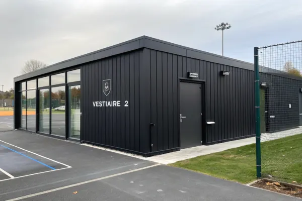 vestiaires sportifs modulaires